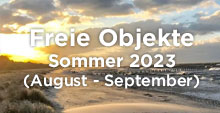 Freie Objekte Sommer 2023 August September Ferienservice Prerow